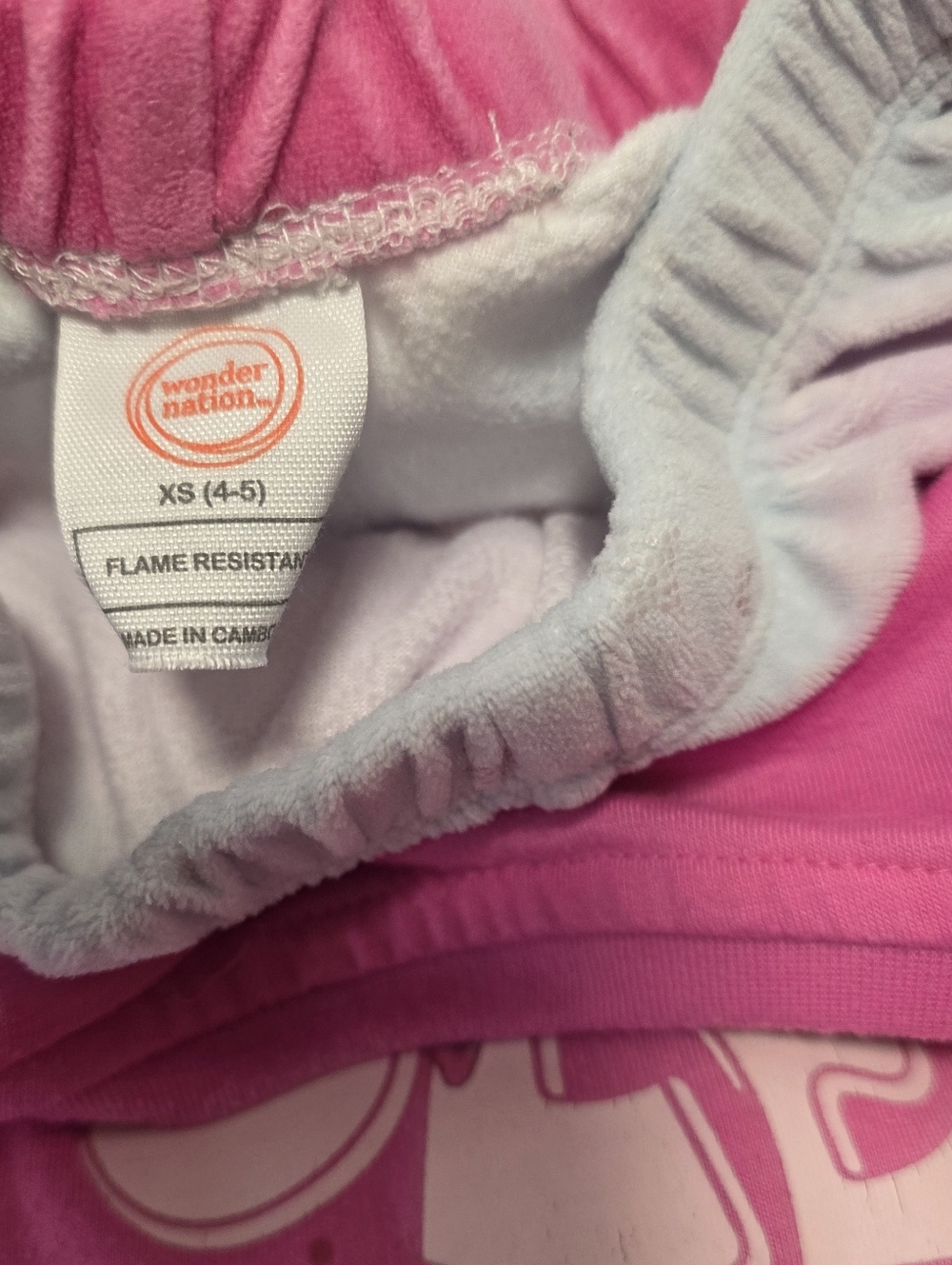 wonder nation Pink & Multicolor Girls Pajama Set - Rainbow Star Graphics - Picture 8 of 13